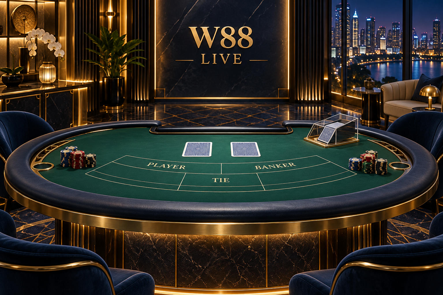 Minh hoạ live casino W88